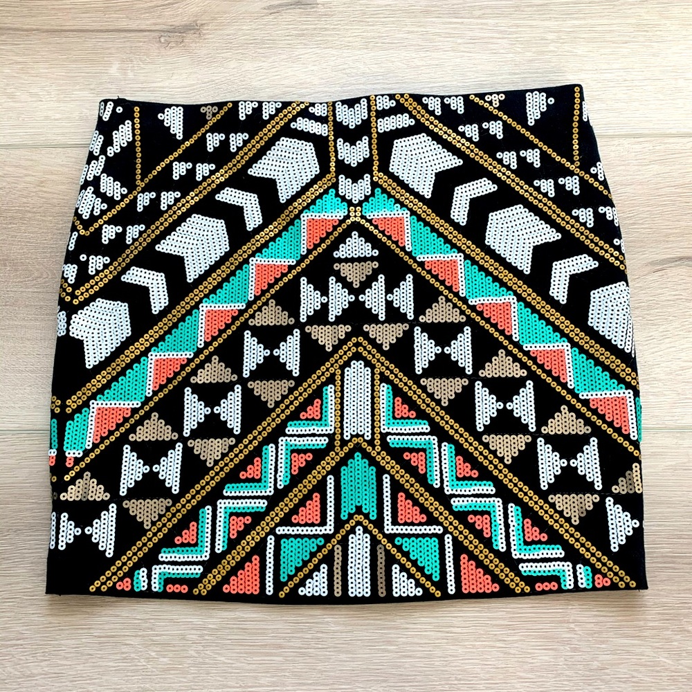 Express Sequin Mini Skirt NWOT - Picture 1 of 3